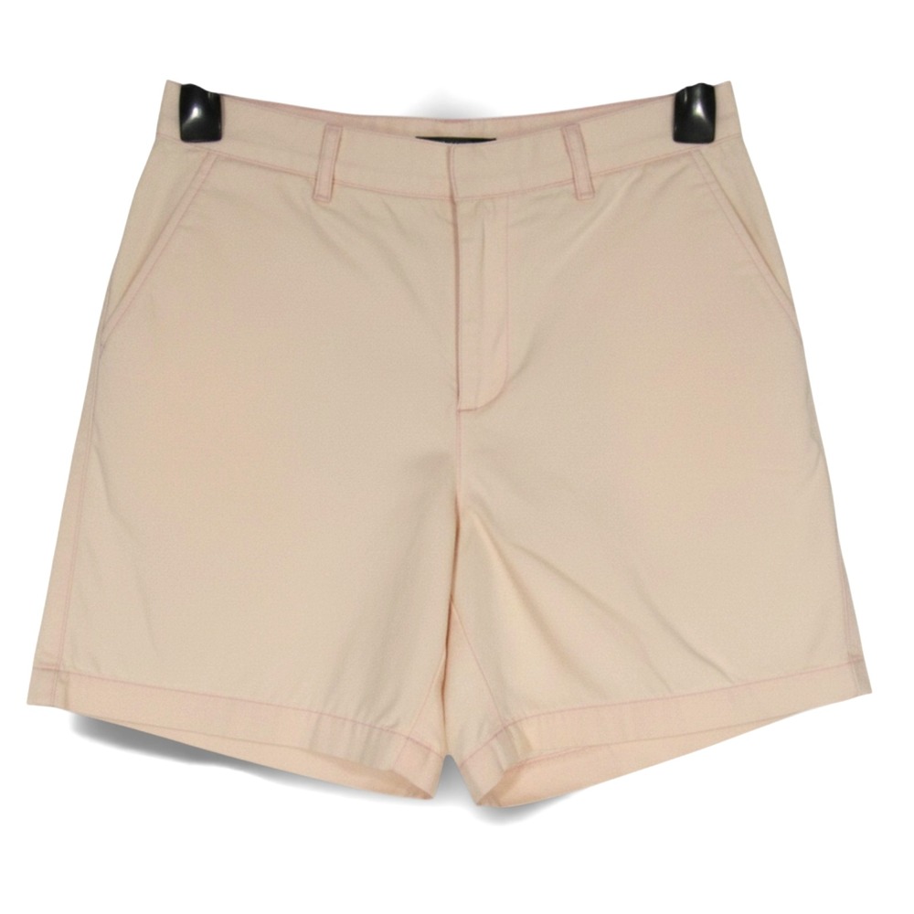 LAUREN RALPH LAUREN PETITE Light Pink TWILL Flat Front POCKETS Chino Shorts 10P
